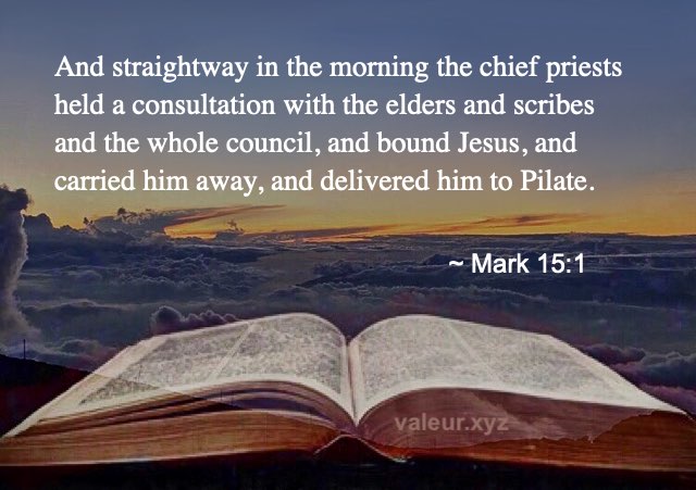 Mark 15:1