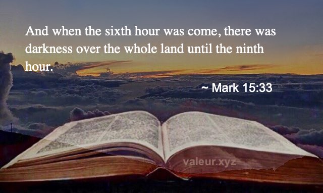 Mark 15:33