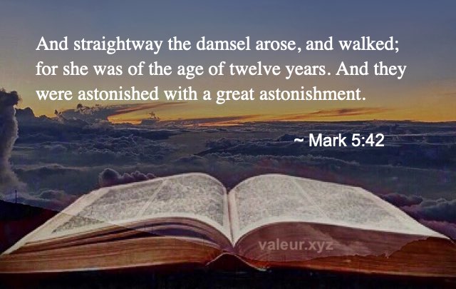 Mark 5:42