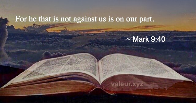 Mark 9:40