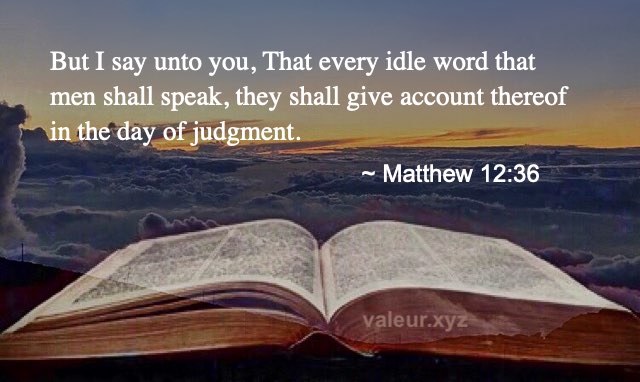 Matthew 12:36
