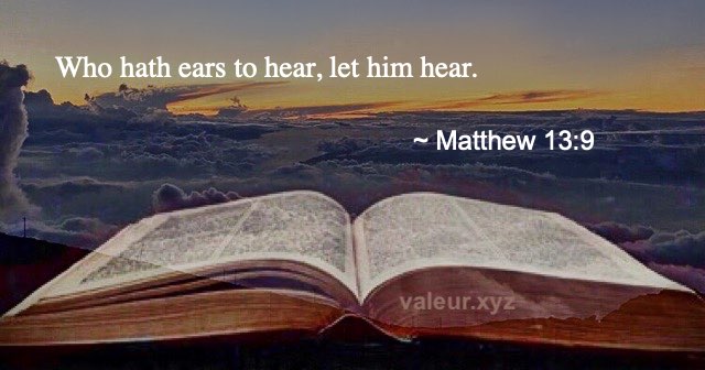 Matthew 13:9