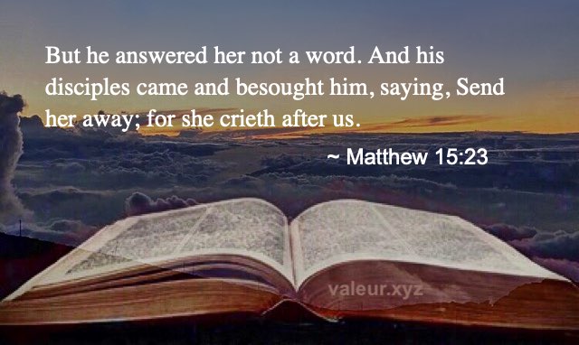 Matthew 15:23