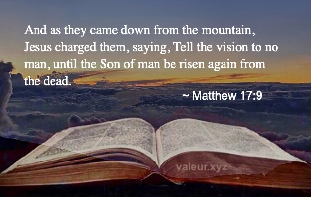 Matthew 17:9