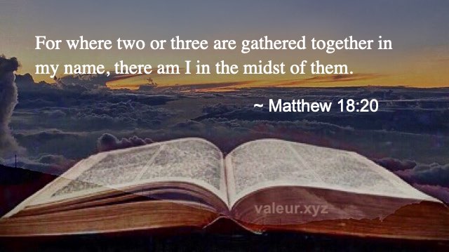 Matthew 18:20