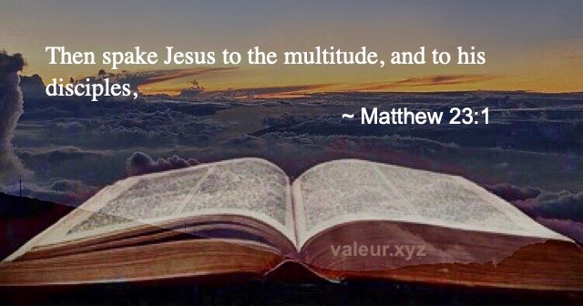 Matthew 23:1