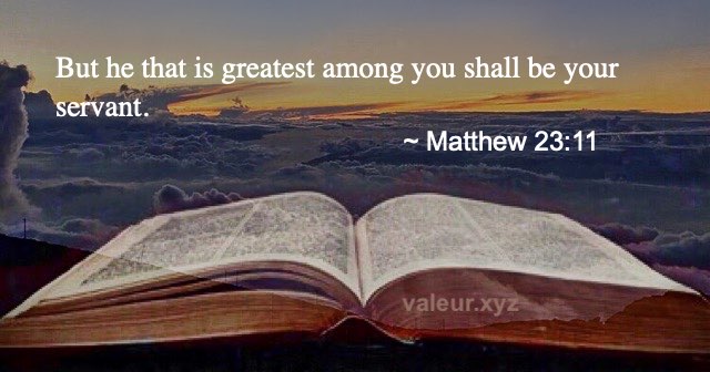 Matthew 23:11