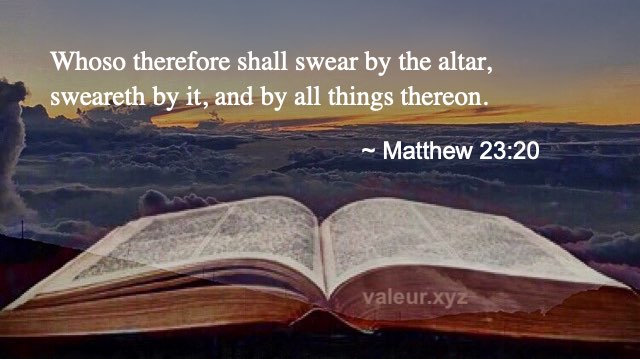 Matthew 23:20