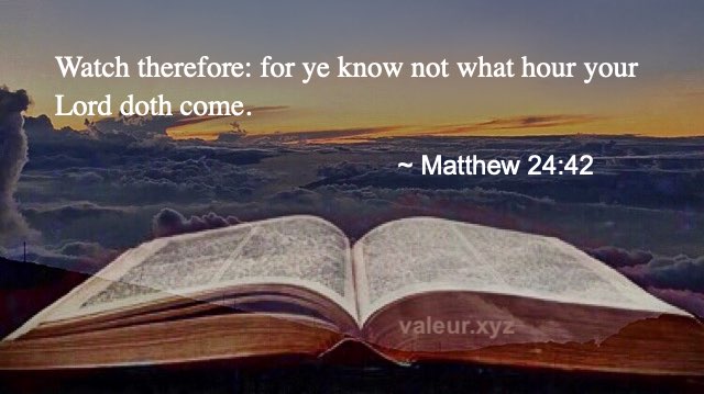 Matthew 24:42