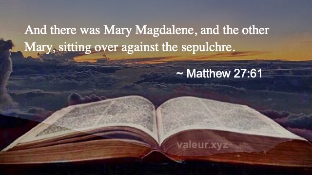 Matthew 27:61