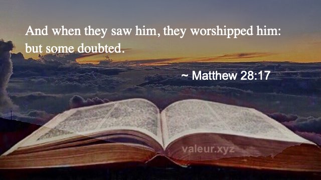 Matthew 28:17