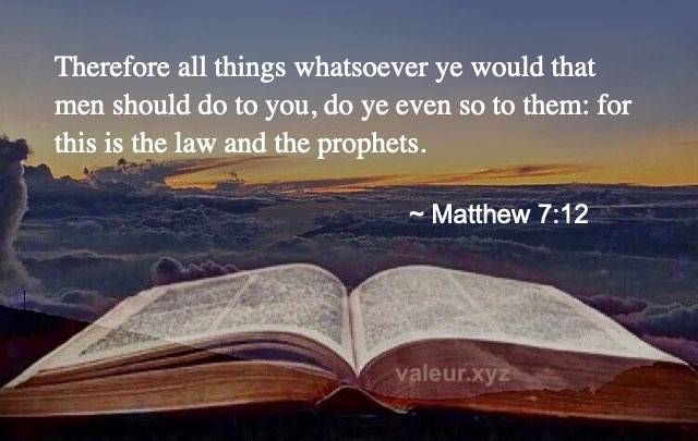 Matthew 7:12