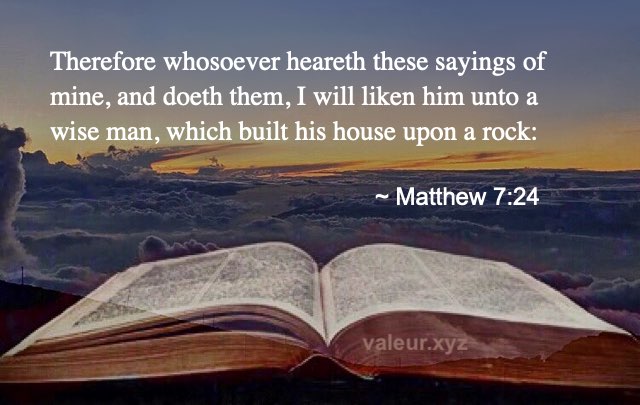 Matthew 7:24