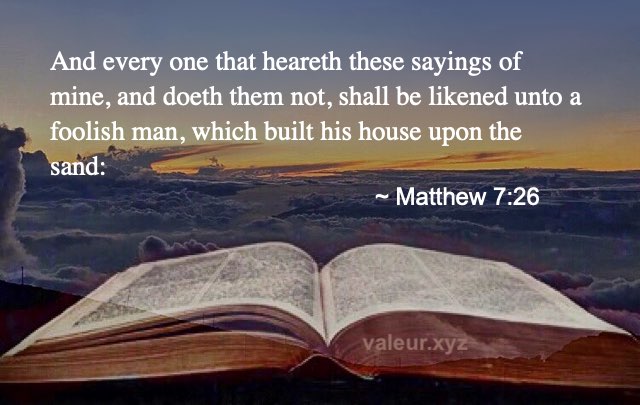 Matthew 7:26