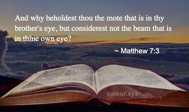 Matthew 7:3