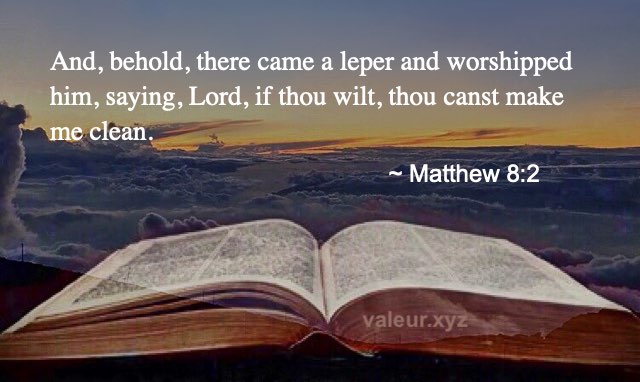 Matthew 8:2