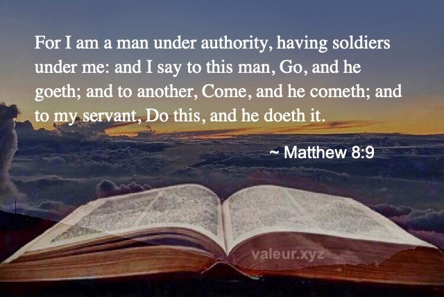 Matthew 8:9