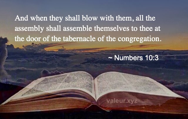 Numbers 10:3