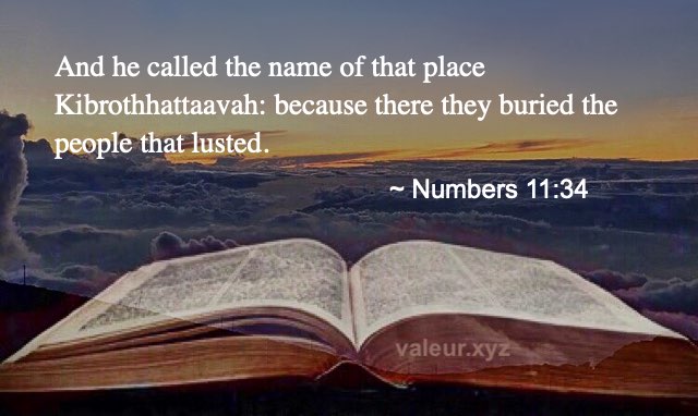 Numbers 11:34