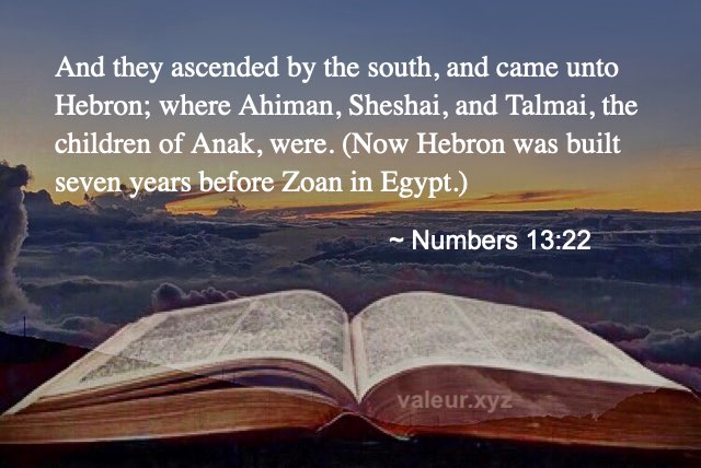Numbers 13:22