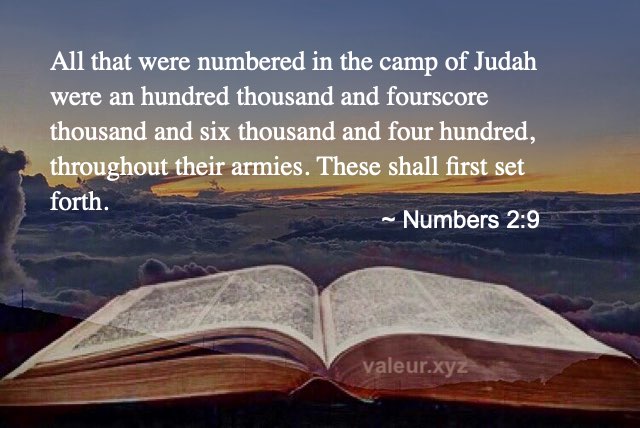 Numbers 2:9