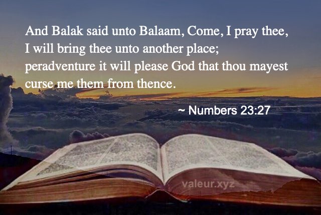 Numbers 23:27