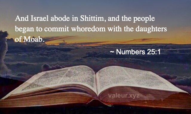 Numbers 25:1
