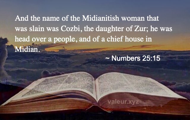 Numbers 25:15