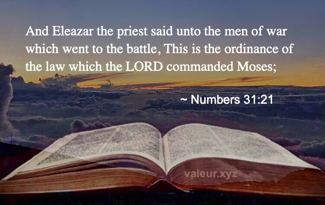 Numbers 31:21