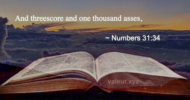 Numbers 31:34