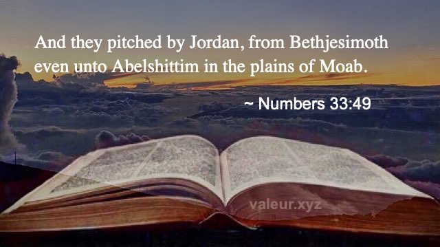 Numbers 33:49