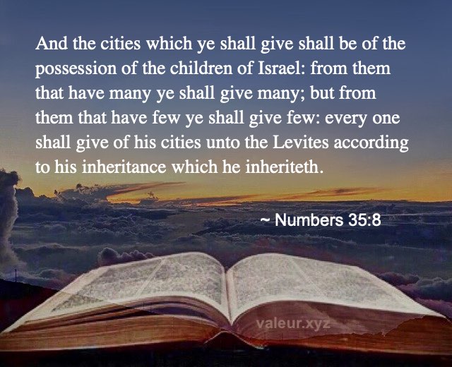Numbers 35:8