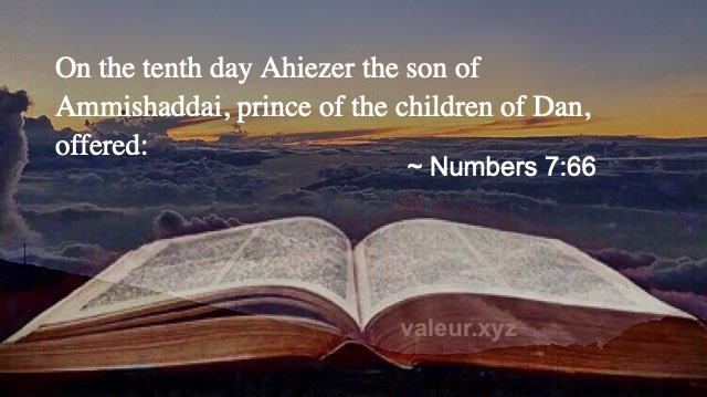 Numbers 7:66
