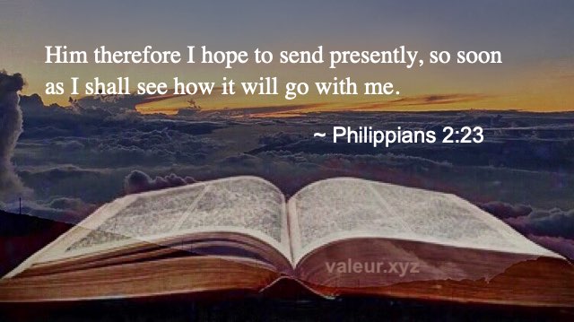 Philippians 2:23