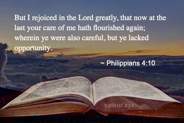 Philippians 4:10