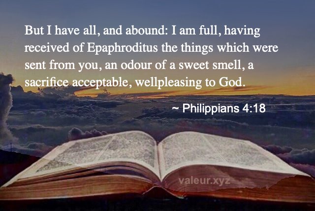 Philippians 4:18