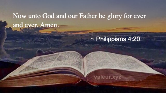 Philippians 4:20