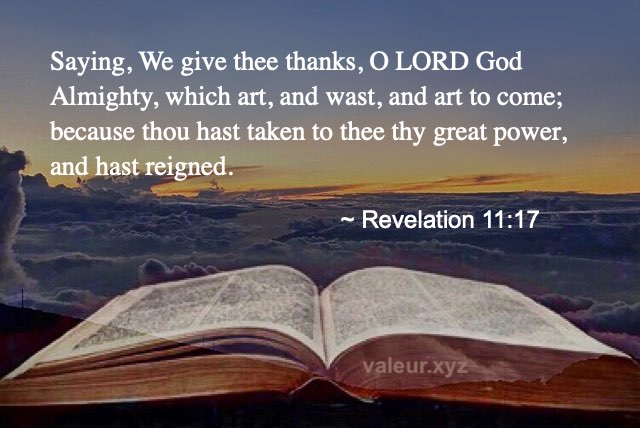 Revelation 11:17