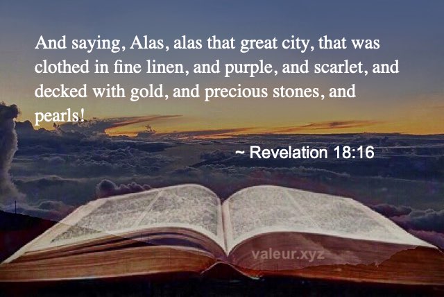 Revelation 18:16