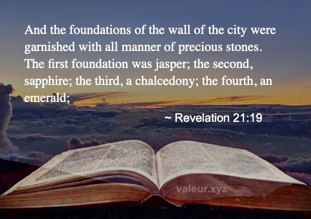 Revelation 21:19