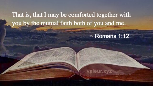 Romans 1:12