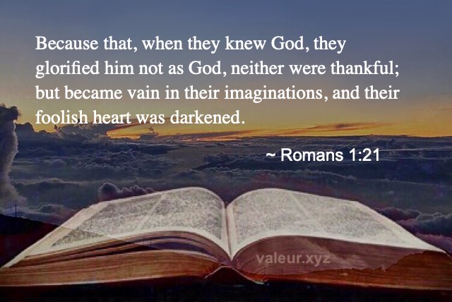 Romans 1:21