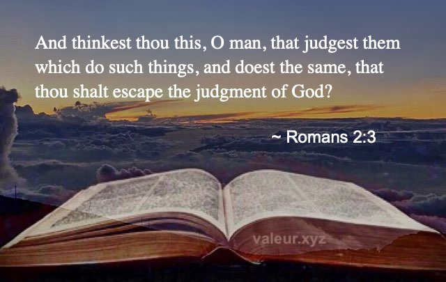 Romans 2:3