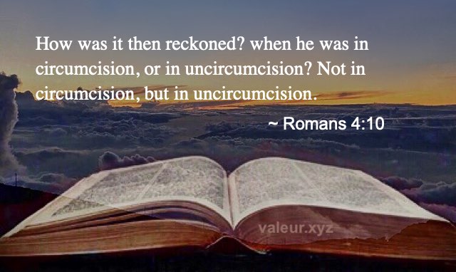 Romans 4:10