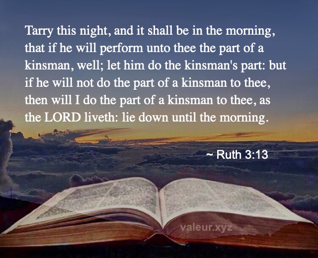 Ruth 3:13