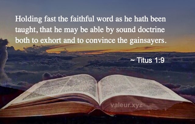 Titus 1:9